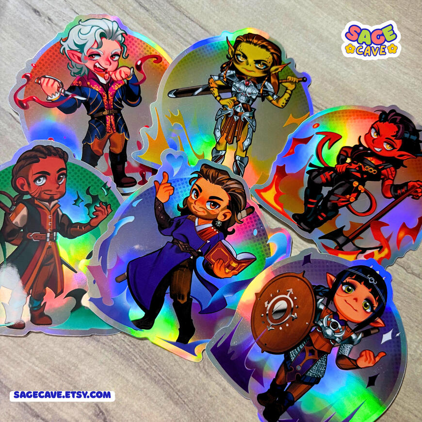 BG3 Stickers Product 2