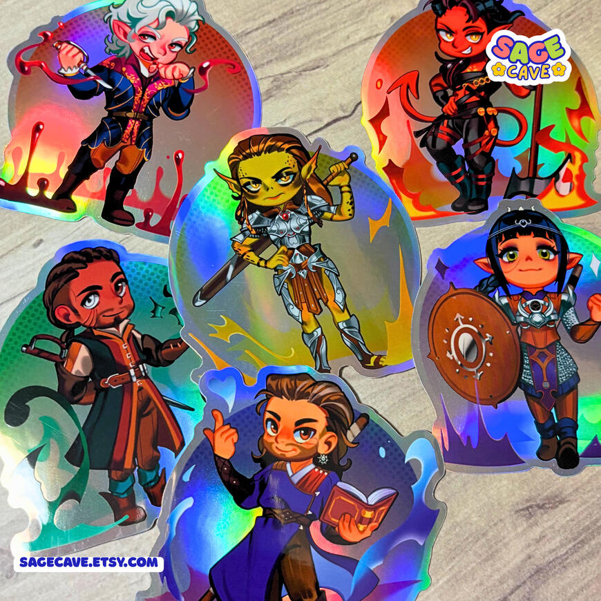BG3 Stickers Product 1